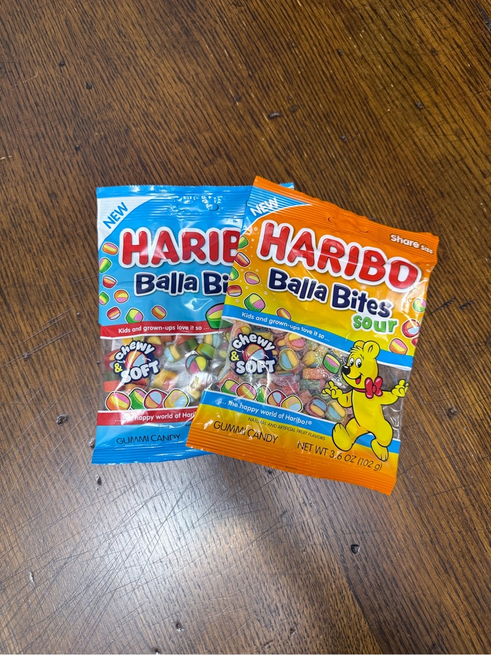Haribo Balla Bites Duo | 3.6 oz each | NWT